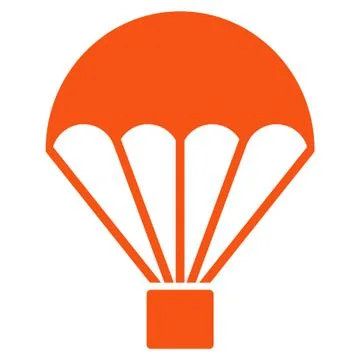 Parachute Icon Ilustración de archivo