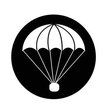 Parachute icon Illustration