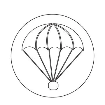 Parachute icon Stock Illustration