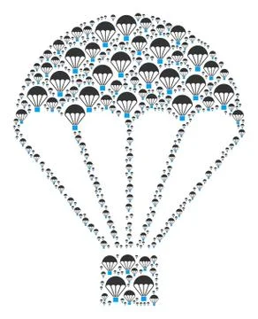 Parachute Icon Shape イラスト素材