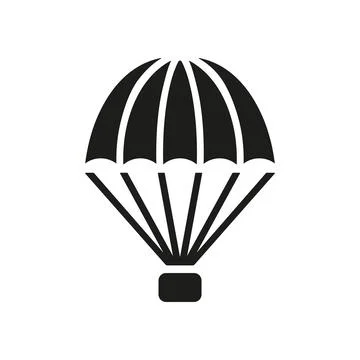 Parachute icon vector design templates simple and modern Stock Illustration