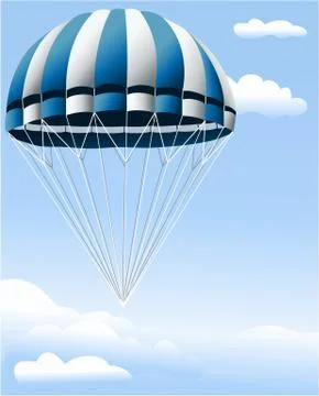 Parachute Stock Illustration