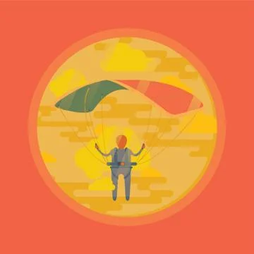 Parachute Иллюстрация