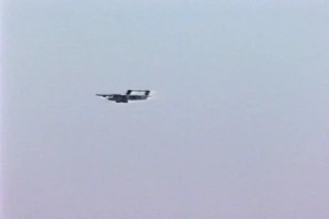 Parachute jumpers Stock Footage 299799