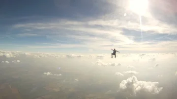Parachute Jumping POV Stock Footage 85831272