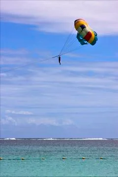 Parachute mauritius Stock Photos