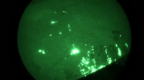 Parachute Nighttime Operations 01 Video stock 25748149