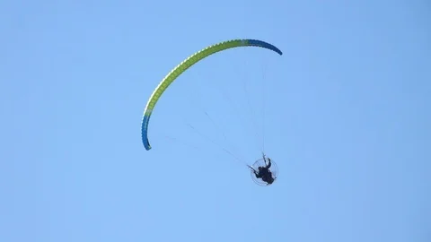 Parachute or Paramotor. 動画素材 94775104