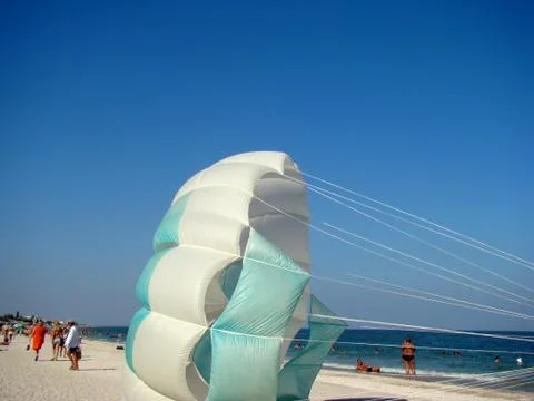 Parachute Stock-Fotos