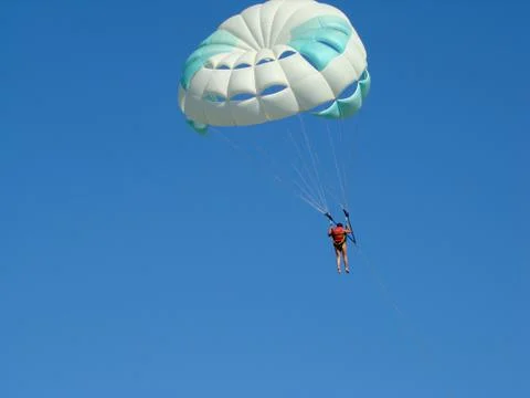 Parachute Foto stock