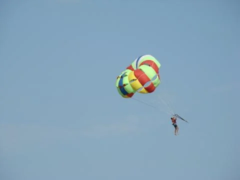 Parachute Foto stock