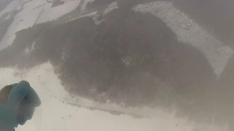 Parachute piloting. 스톡 동영상 86800100