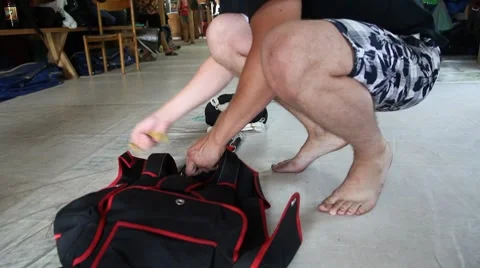 Parachute preparation Видео 8658562