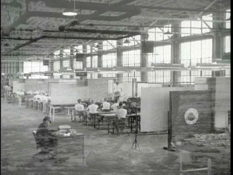 Parachute riggers learn to use a variety of sewing machines in an Armyƒ 스톡 동영상 75281898