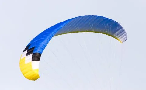 Parachute on a sky background Stock Photos