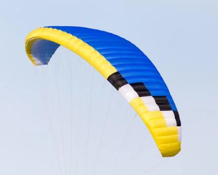 Parachute on a sky background Foto stock