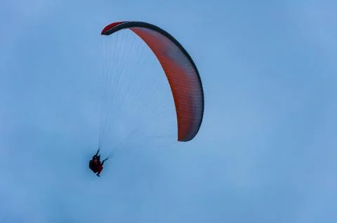 Parachute in the sky Foto stock