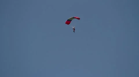 Parachute skydiver 库存影片 49759322