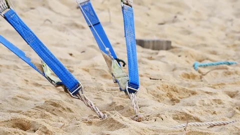 Parachute sling security device For a parachute. Stock Footage 81344766