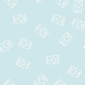 Parachute tool line seamless pattern Illustrazione stock