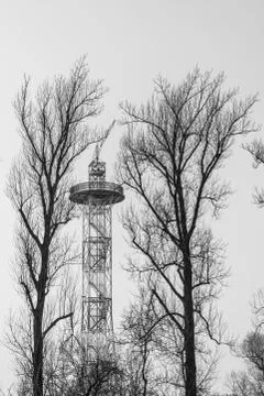 Parachute tower Fotos de archivo