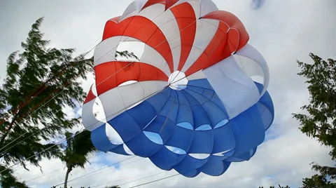Parachute training Video stock 36740105