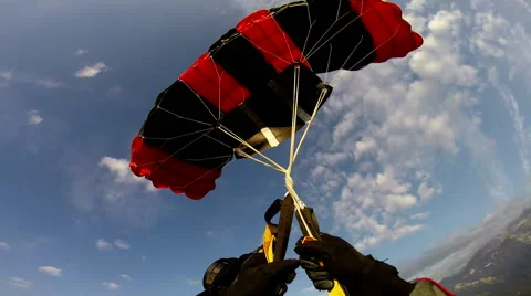 Parachute Twist Vídeo Stock 42133967