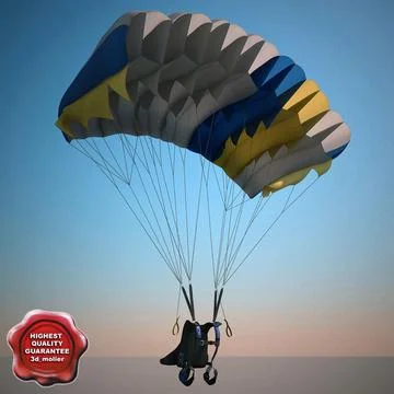 Parachute V2 3D Model
