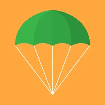 Parachute vector icon Stock Illustration