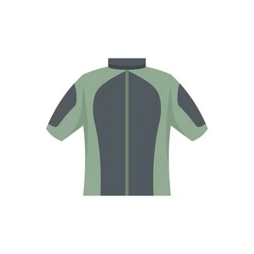 Parachuting clothes icon flat isolated vector Illustrazione stock