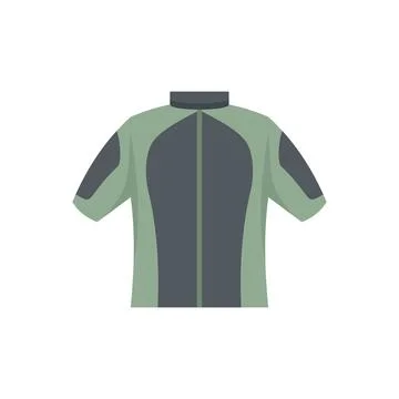 Parachuting clothes icon flat isolated Illustrazione stock