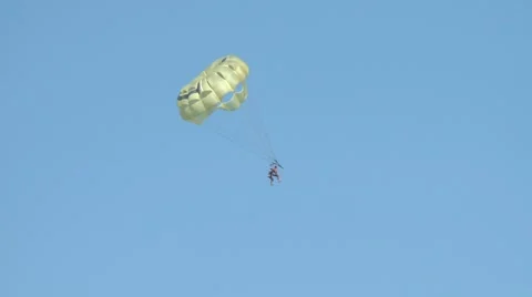 Parachuting Stockbeeldmateriaal 2856224