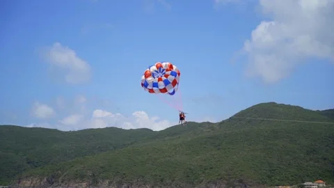 Parachuting. 스톡 동영상 240863475