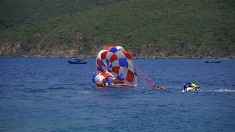 Parachuting. 動画素材 240863760