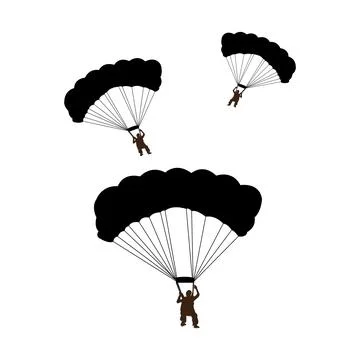 Parachuting icon Stock Illustration