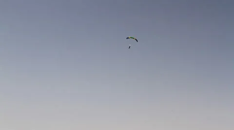 Parachuting out of airplane 스톡 동영상 53928934
