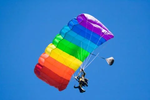 Parachuting Stock Photos