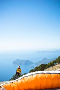 Parachuting Stock Photos