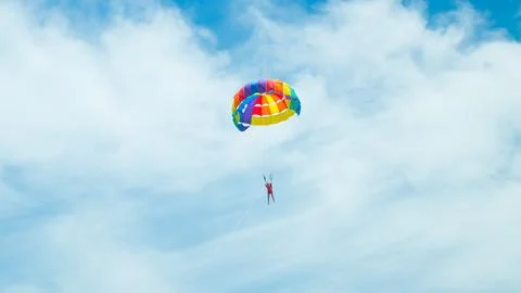 Parachuting. Photos
