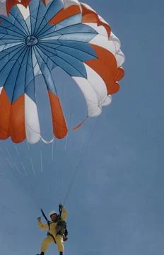 Parachuting, USA Stock Photos