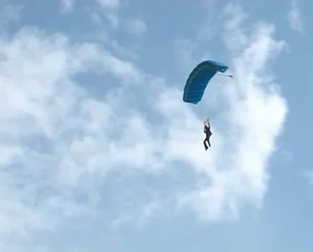 Parachutist Stock Footage 10728064