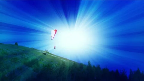 Parachutist Stock Footage 138467071