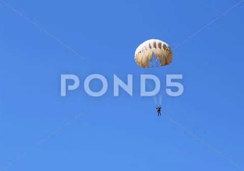 Parachutist jumper Stock Photos