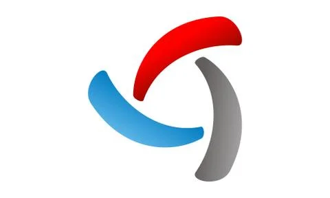 Parachutist Template Logo Stock Illustration