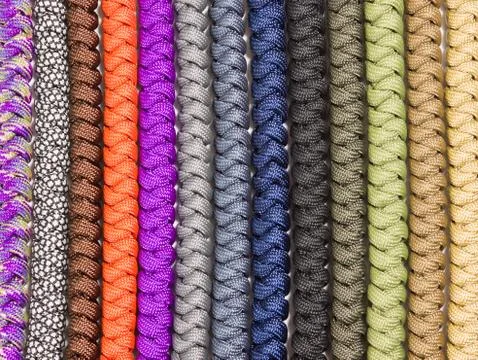 Paracord strings Stock Photos