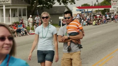 Parade 20 库存影片 8660551