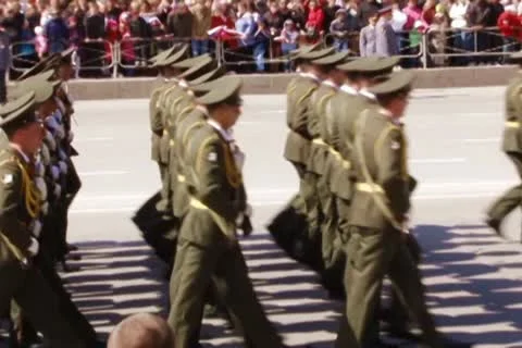 Parade in 9 of may 스톡 동영상 10682095