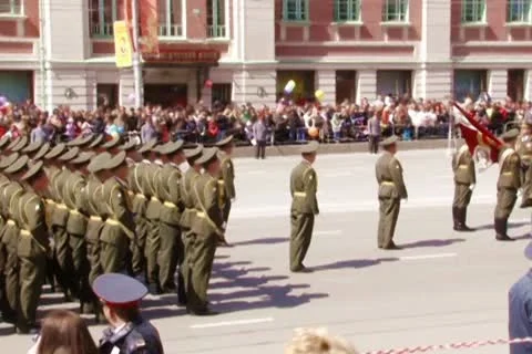 Parade in 9 of may 스톡 동영상 10682111