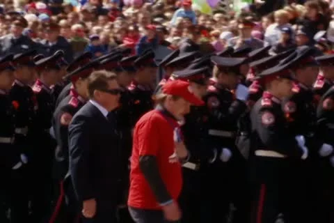 Parade in 9 of may Video stock 10682136