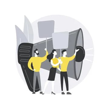 Parade abstract concept vector illustration. 库存插图